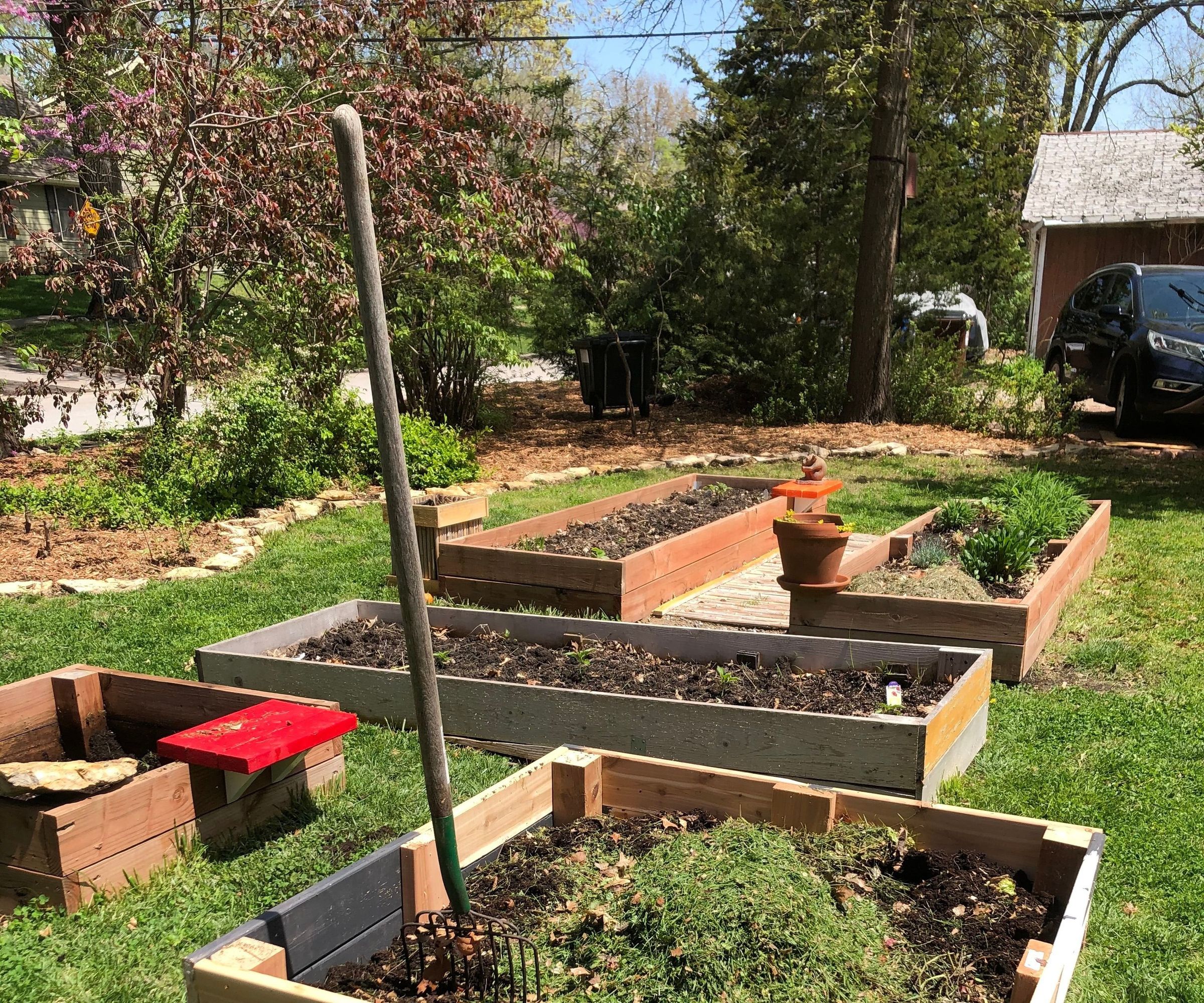 Raised Bed From Scrap Wood