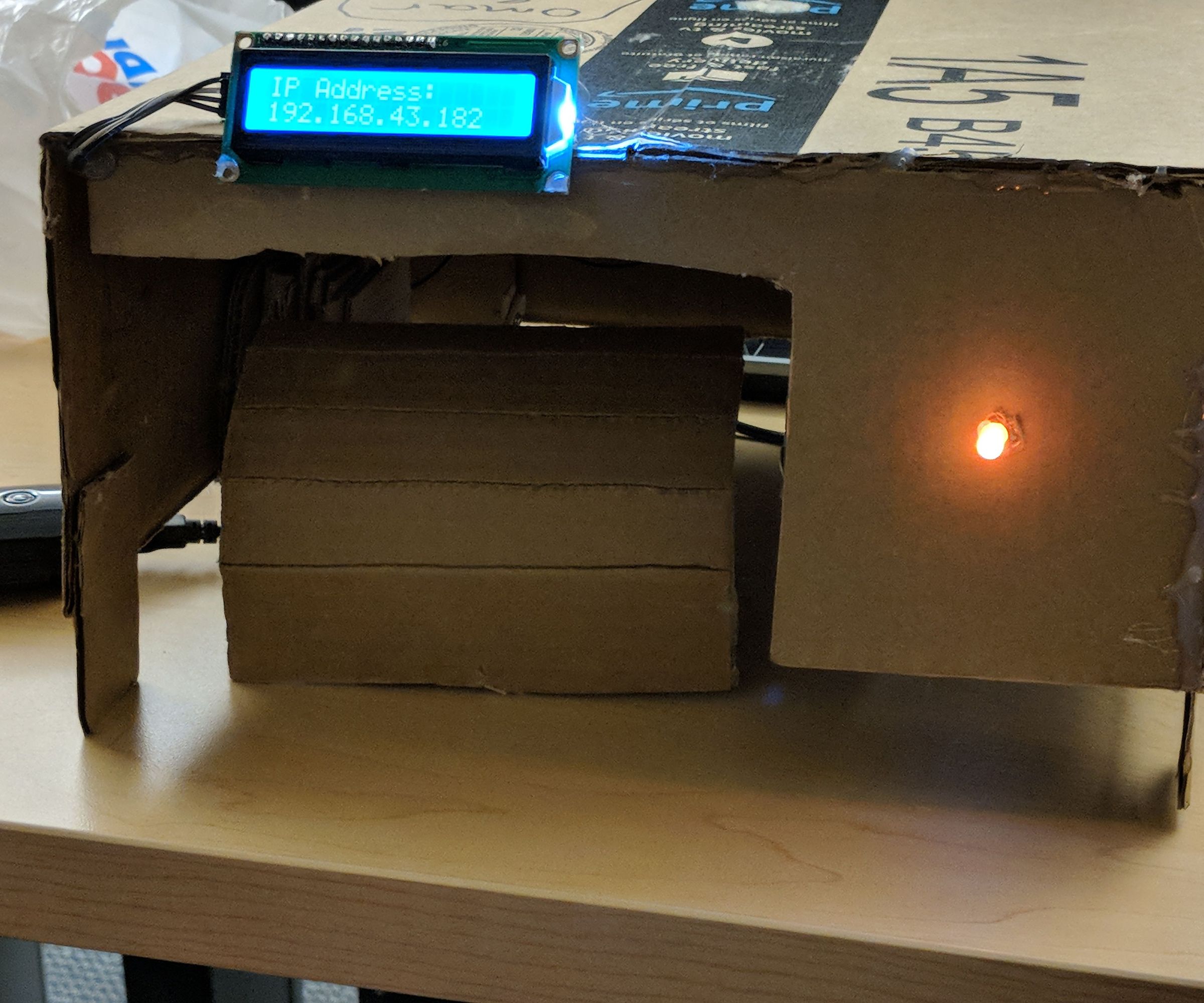 Miniature Cardboard Garage