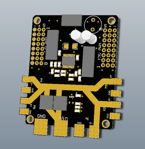 Design of a High Power PDB (Power Distribution Board) for a Pixhawk