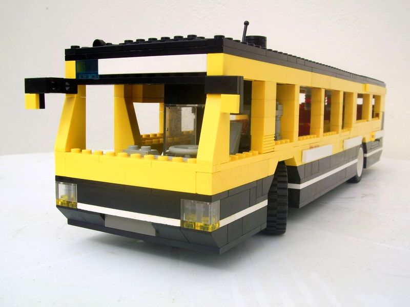 Lego Geared Bus With Steering.