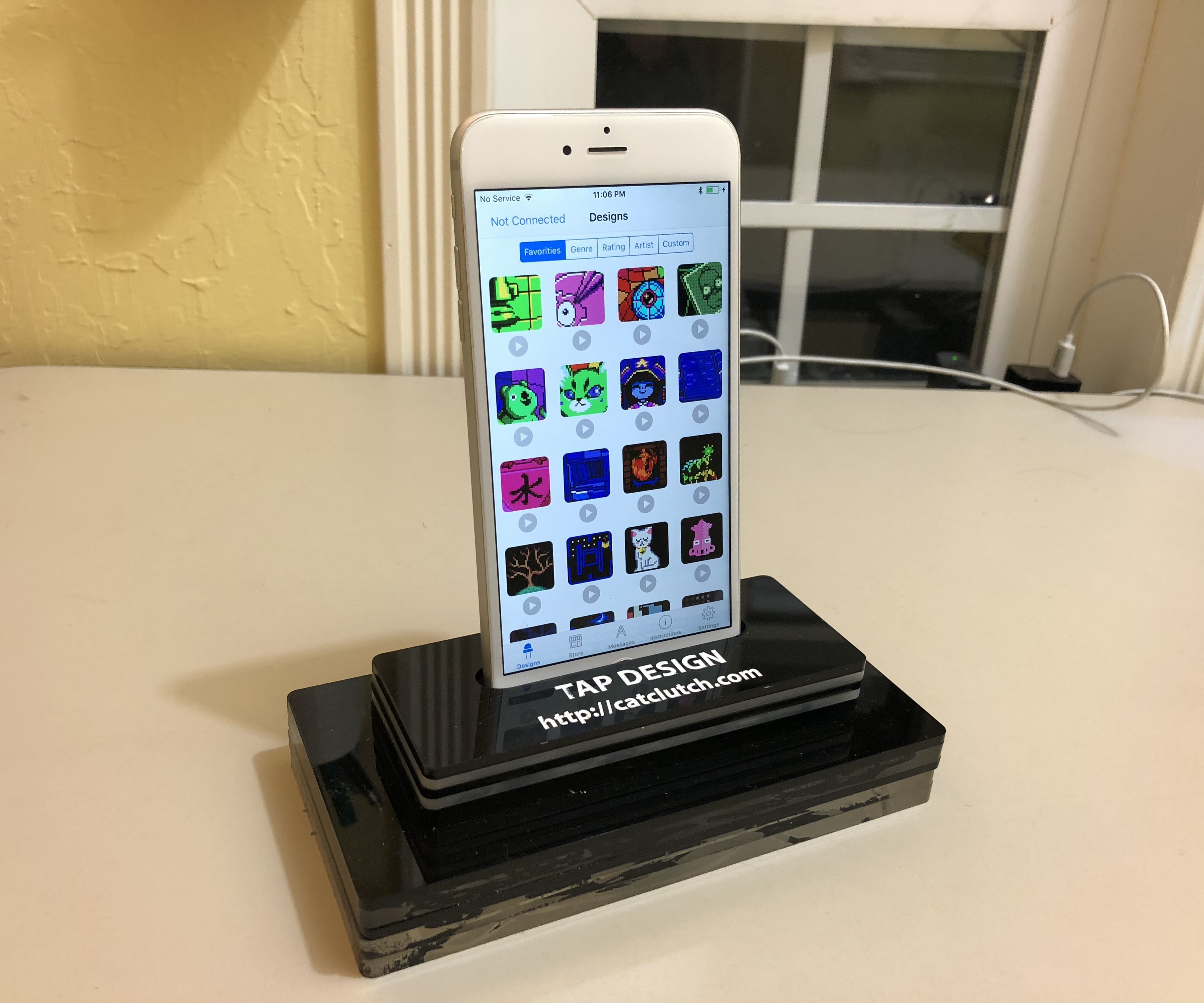 IPhone 6,7, or 8 Plus Kiosk Stand - Laser Cut