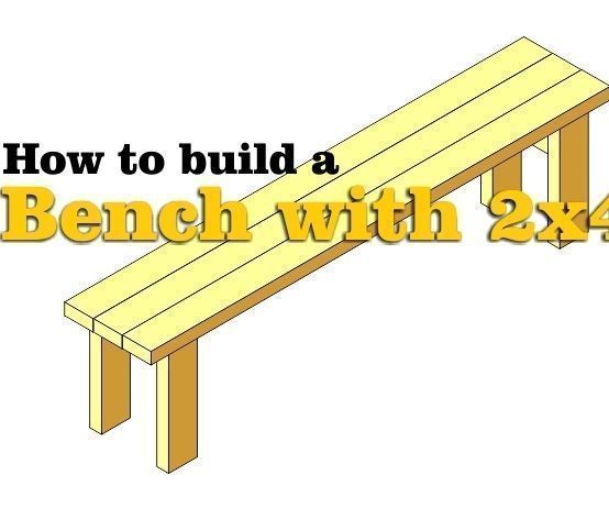How to Build a Bench With 2x4s – With Plans