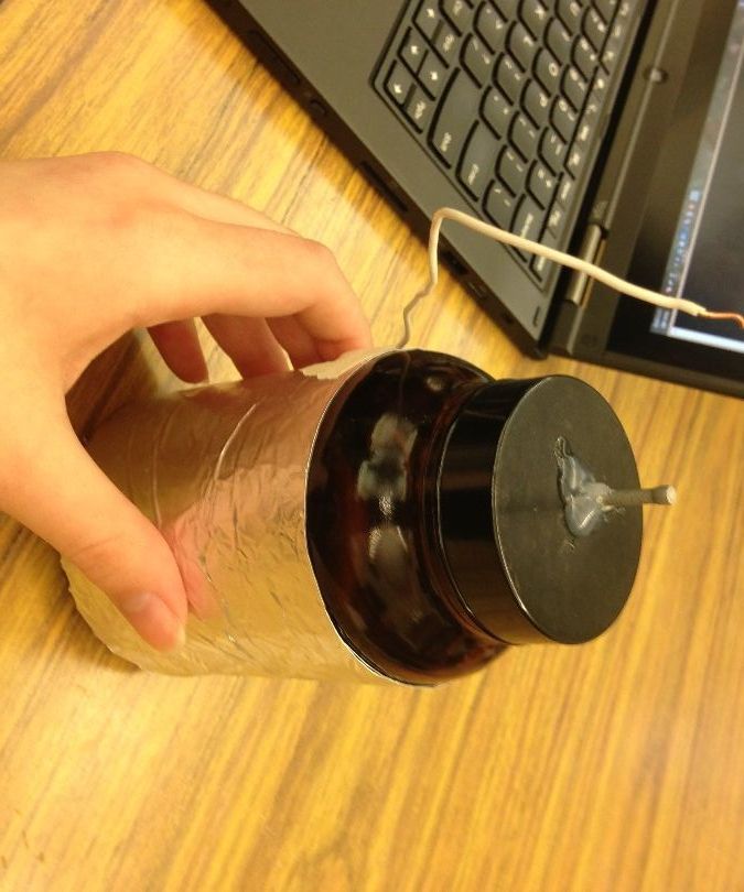 Salt Water Leyden Jar