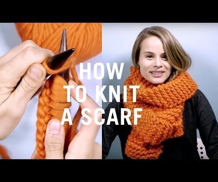 How To Knit A Scarf - perfect beginner project