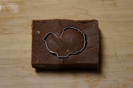 Punch Out the Chocolate Shapes