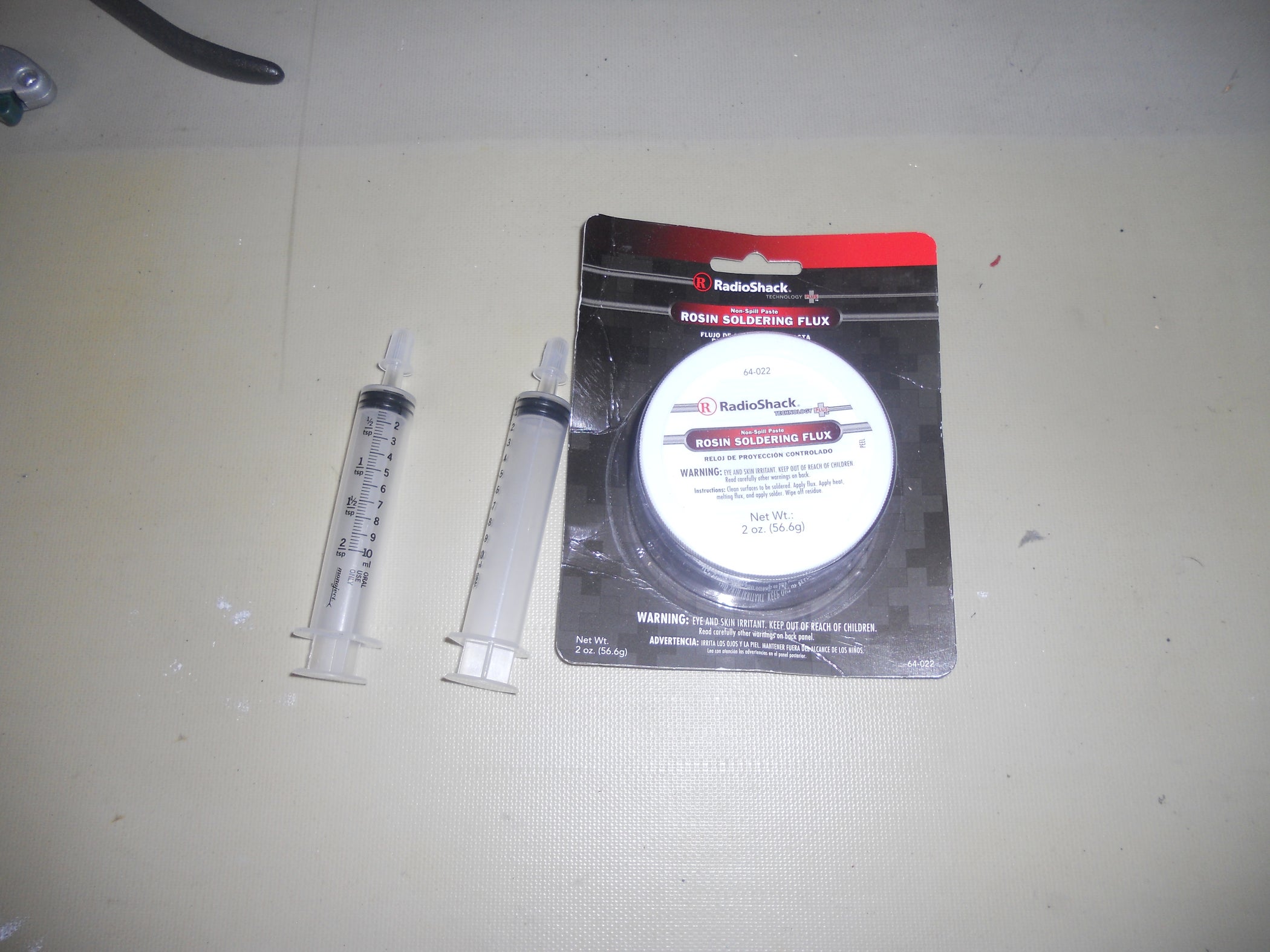 Solder Paste Syringe Instructables