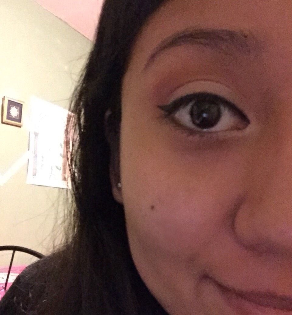 Simple Eye Makeup w/ a Pop of Color
