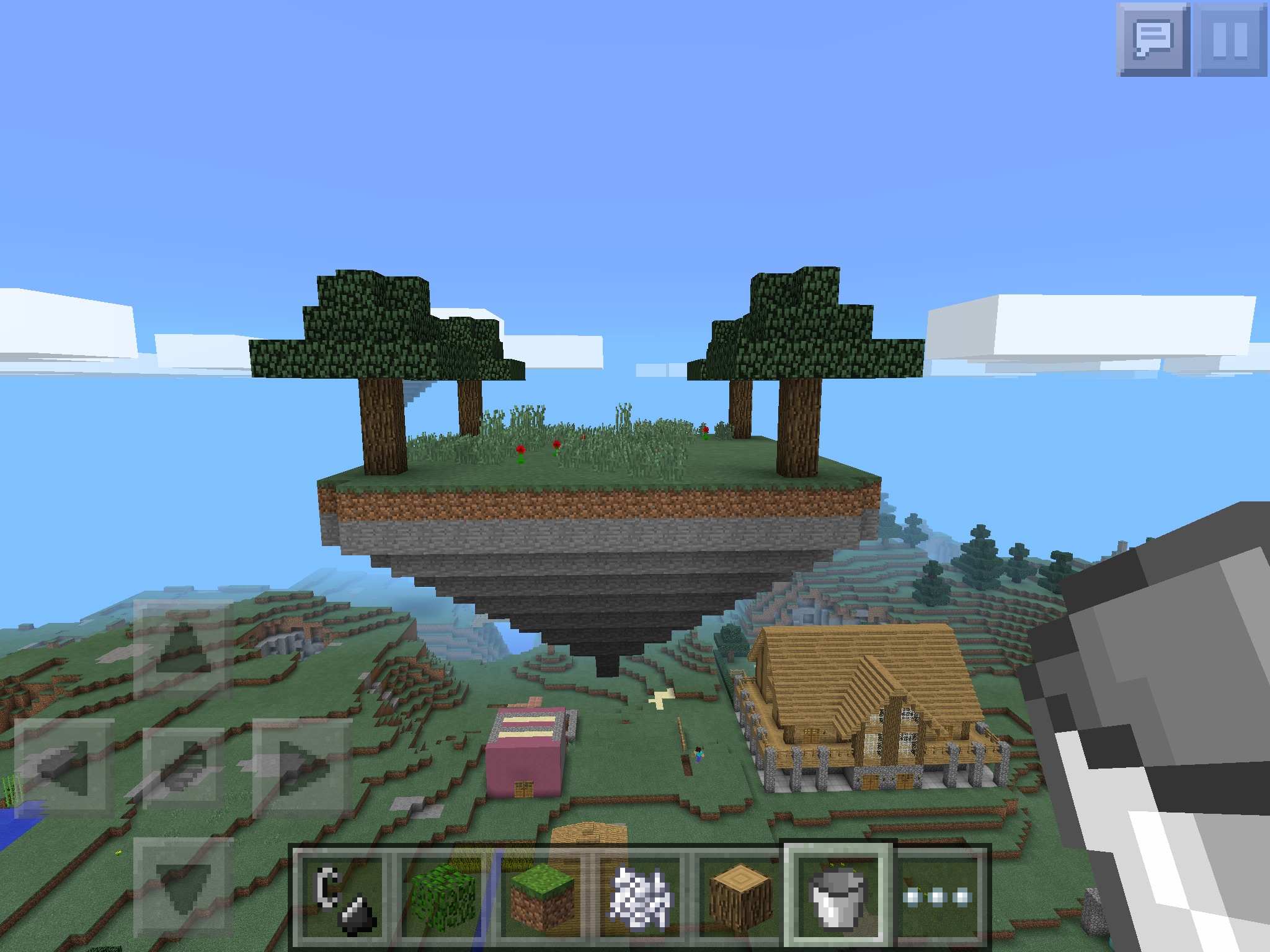 Mincraft PE Floating Island