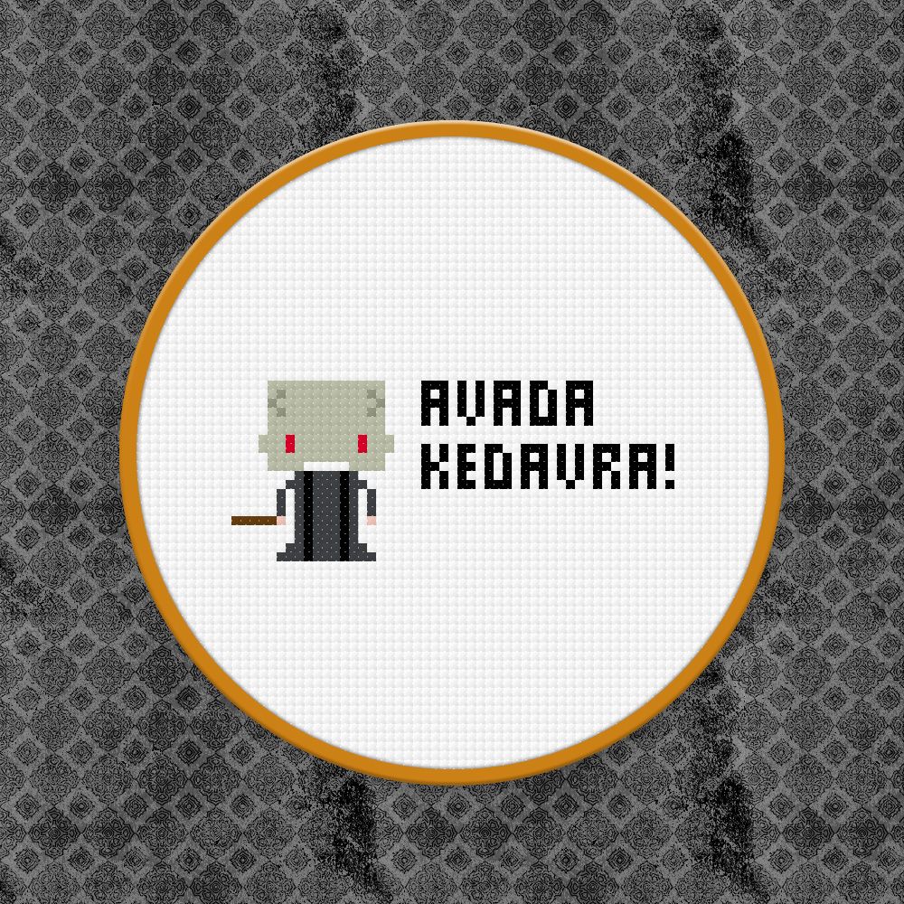 Lord Voldemort Cross Stitch Pattern Free Download