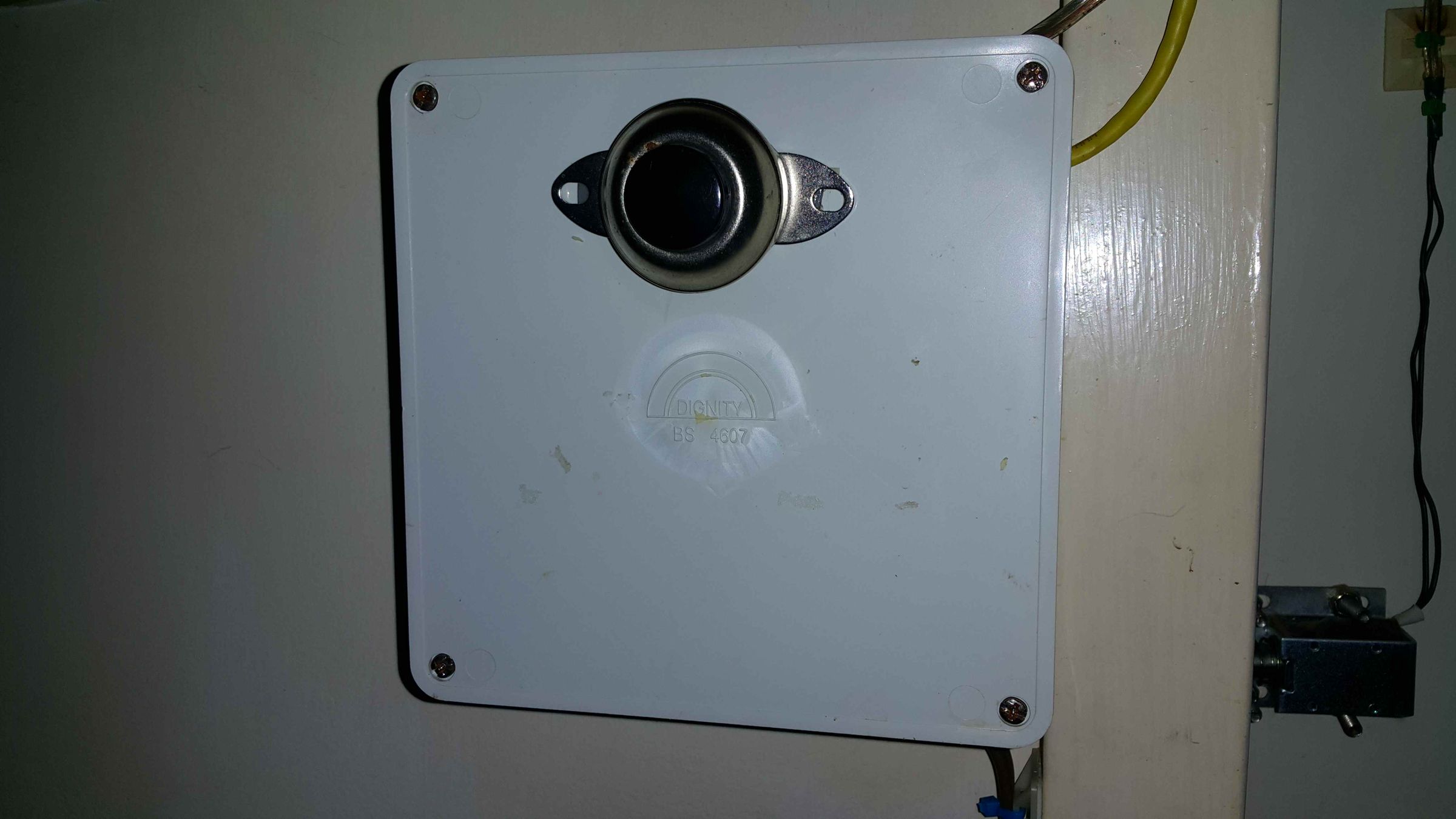 Illuminated Door Exit Switch. 