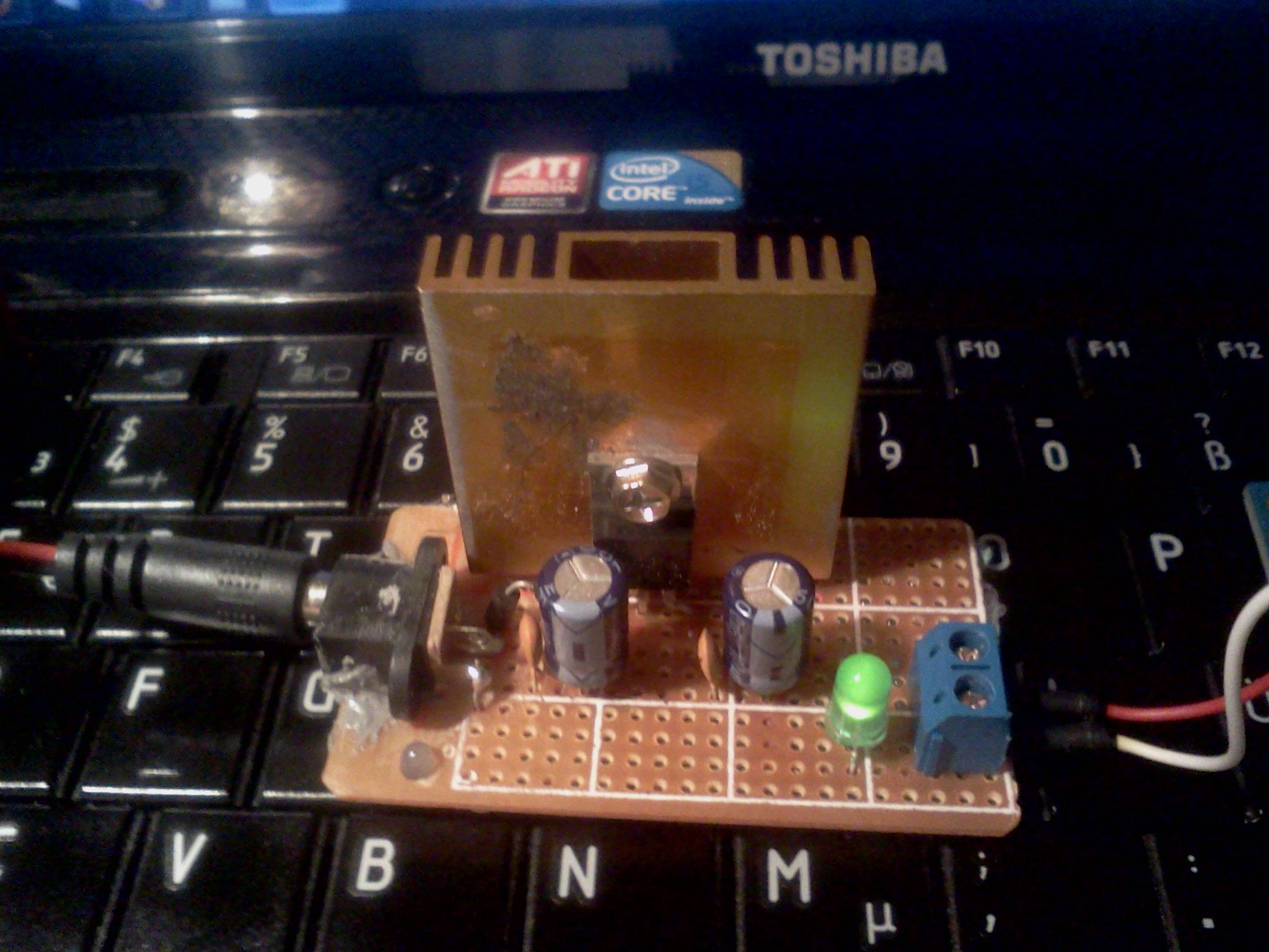 5V Voltage Regulator With 7805