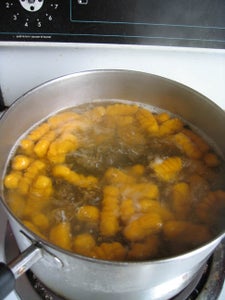 Pumpkin Gnocchi With Tomato Olive Sauce