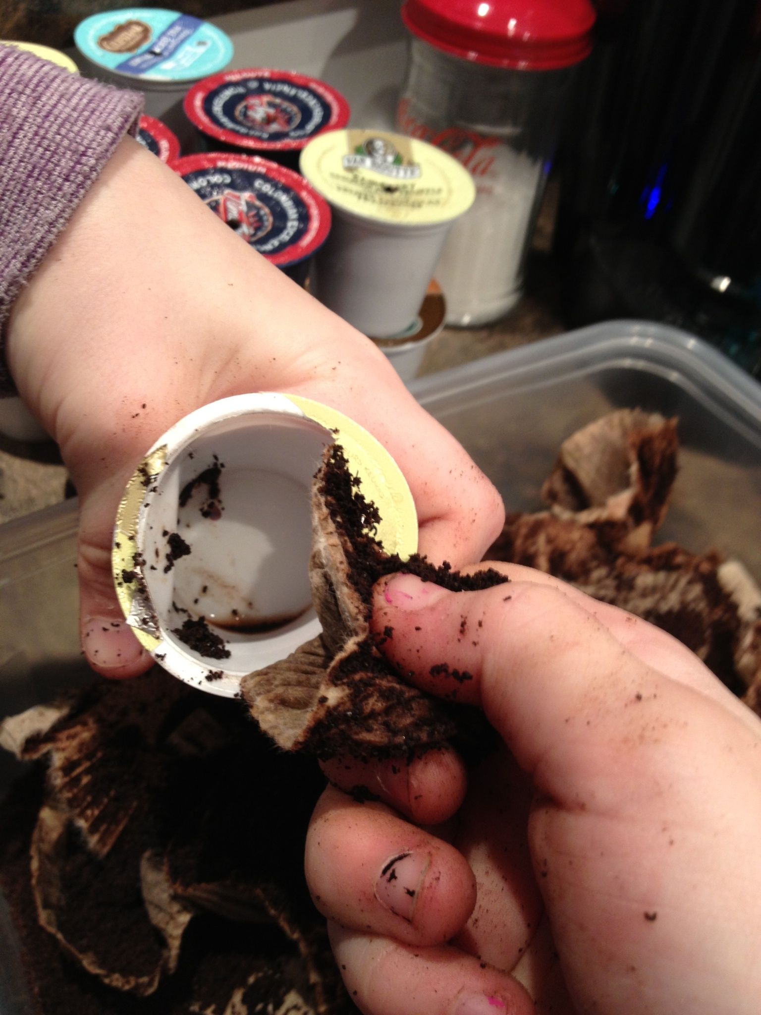Composting KCups 4 Steps Instructables
