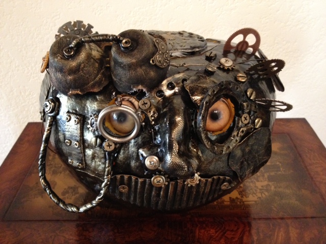 Make a Steampunk Pumpkin.  a SteamPunkin.