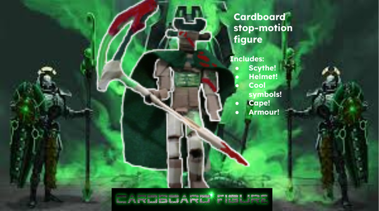 Cardboard Stop-motion Figure