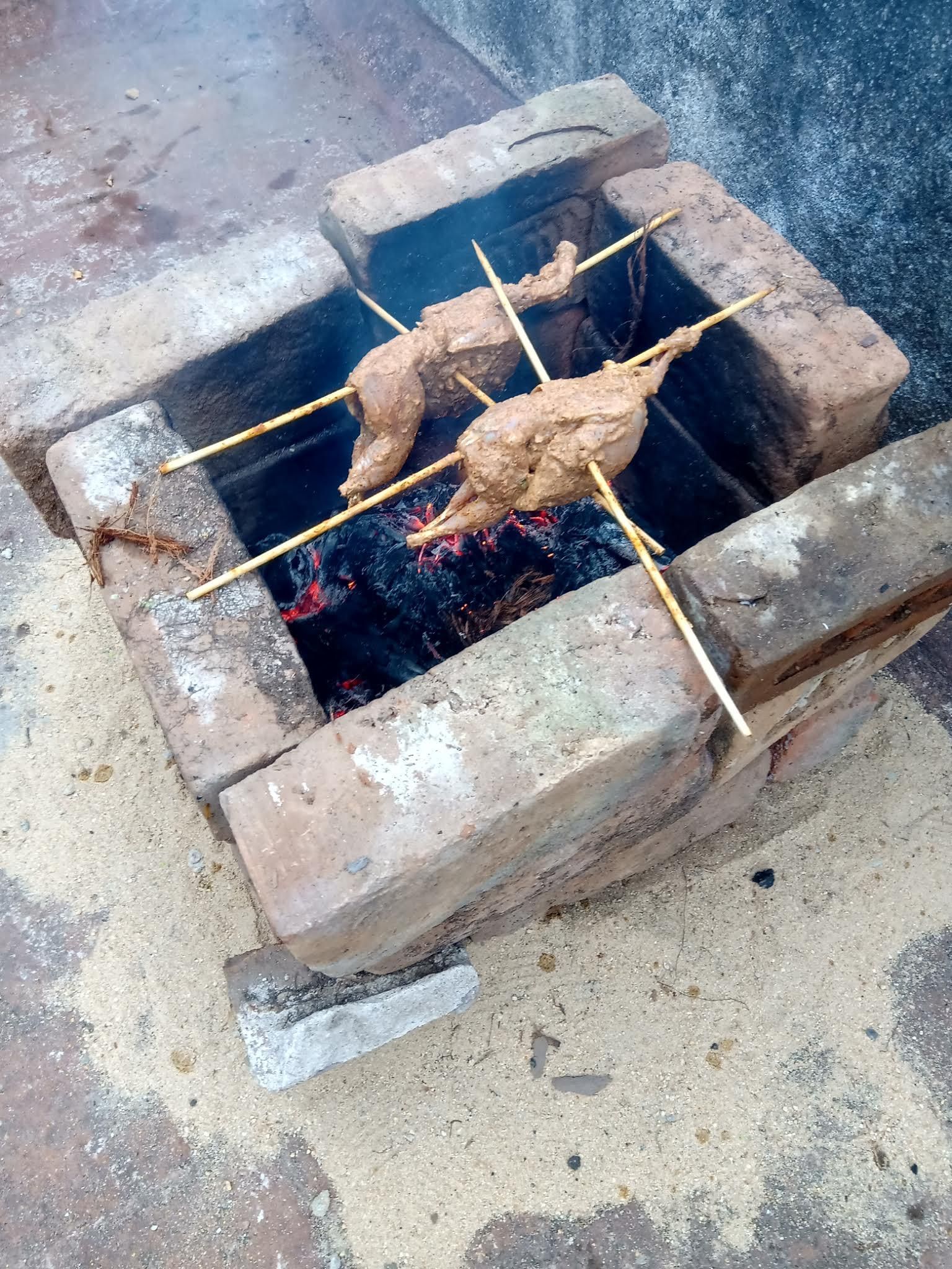 Primitive Cooking Techniques Woodfire Roasted Quail & Clay Baked