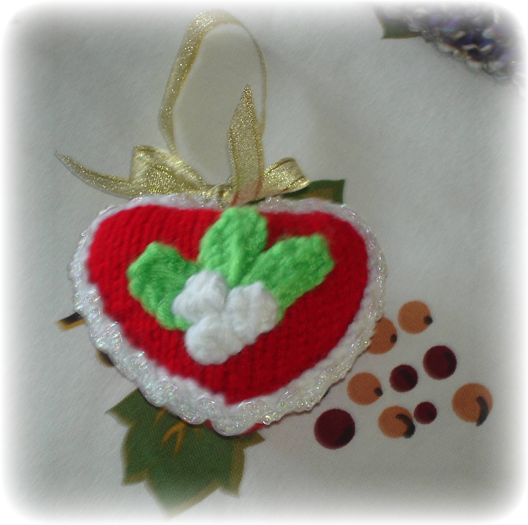 Knitted Heart for St. Valentine