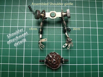 Assembling a Hand From Galvanized Clamps