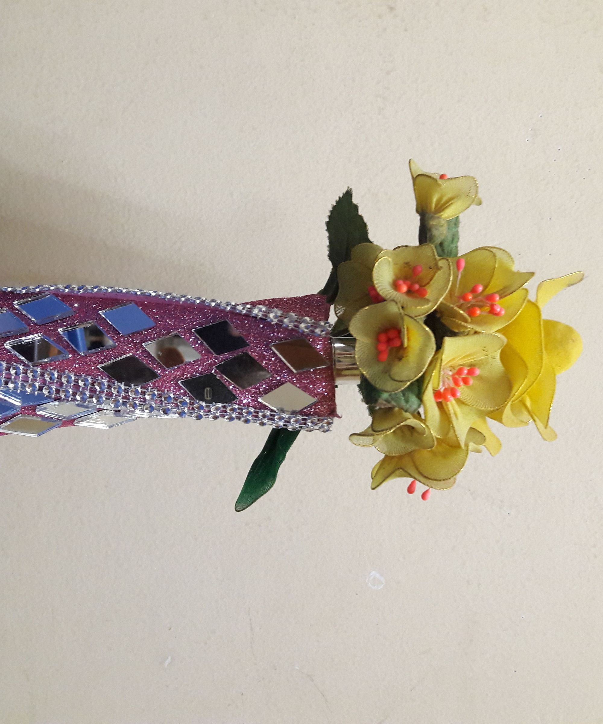 Flower Vase Out of a Perfume Container