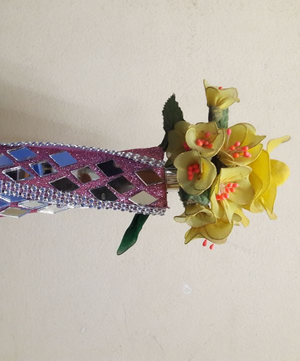 Flower Vase Out of a Perfume Container