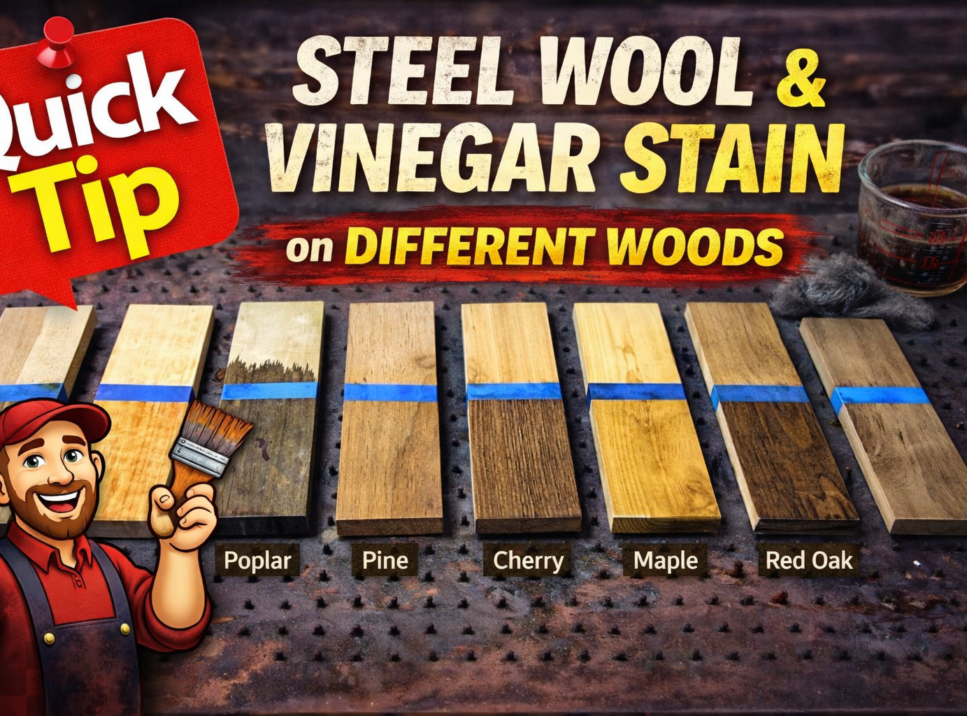 Steel Wool & Vinegar Testing