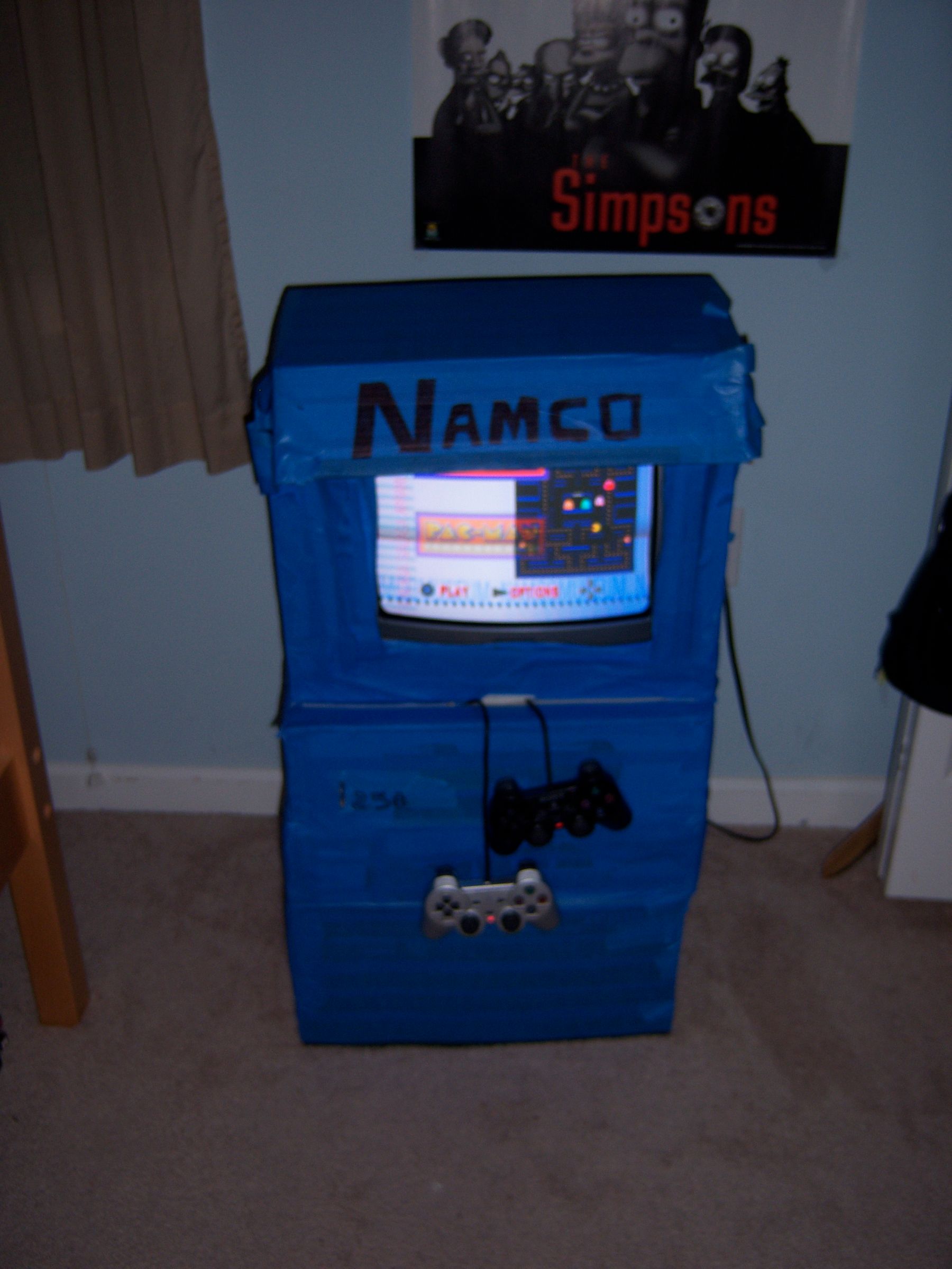 Cardboard Arcade Cabinet