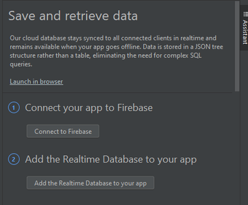 Connect Firebase to Android Studio
