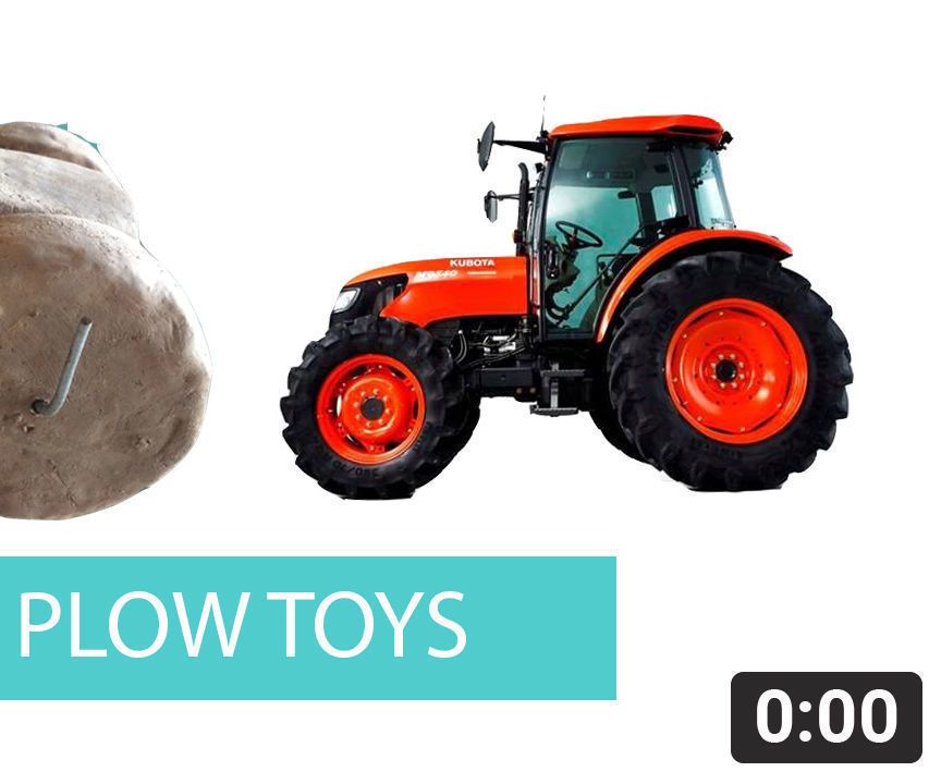 Làm Máy Cày Bằng Đất Đồ Chơi Trẻ Em (Make Plow Toys)