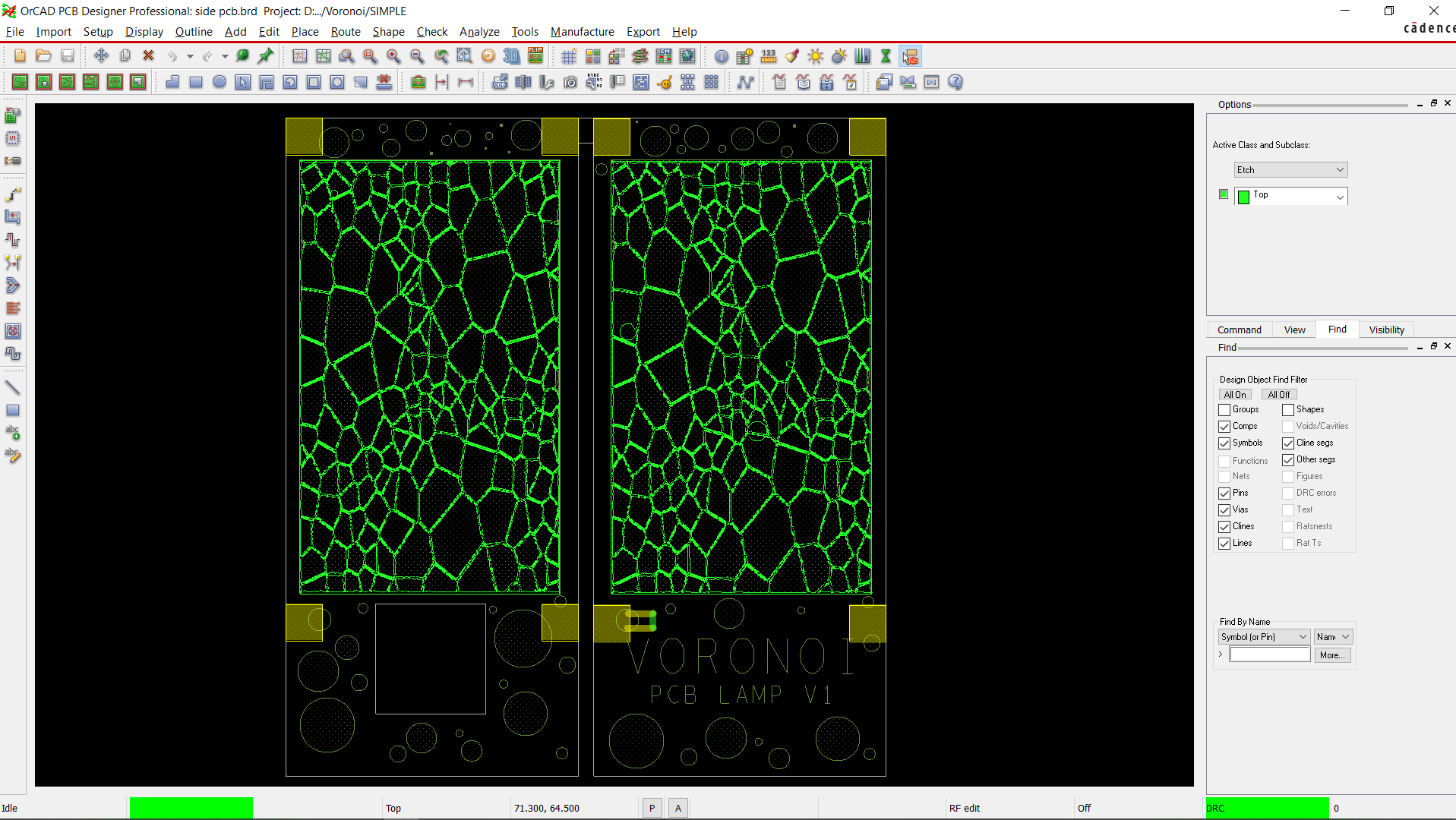 Voronoi Diagram Based PCB Lamp : 19 Steps (with Pictures) - Instructables