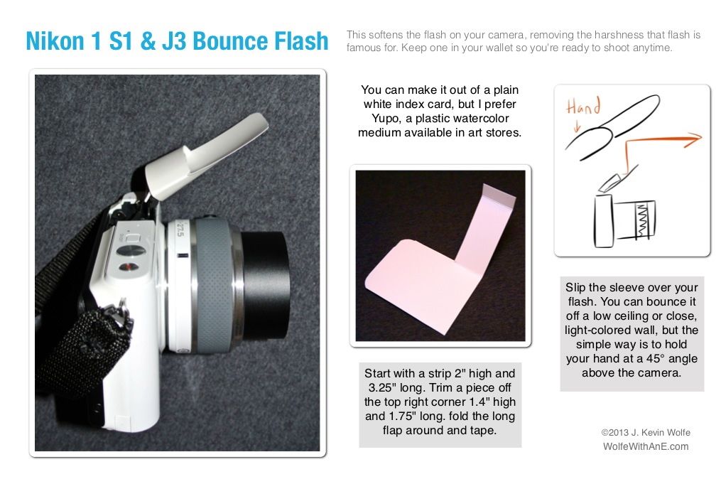 Nikon1 S1 & J3 Bounce Flash