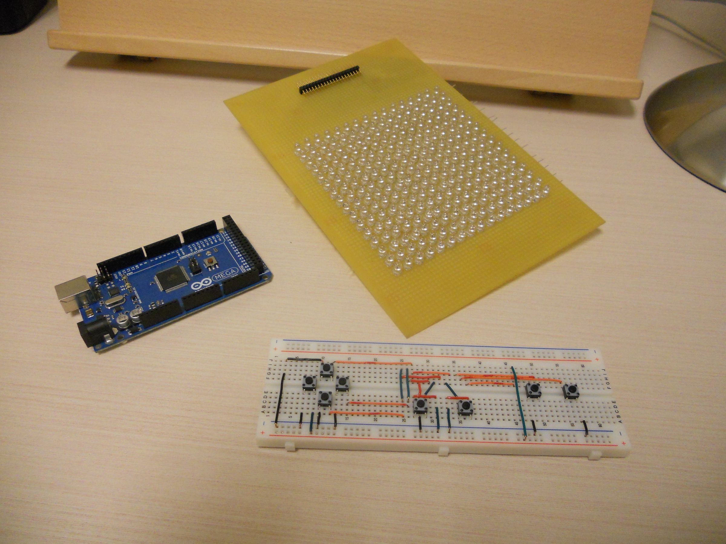 LED Matrix With Game Controller - a First Project