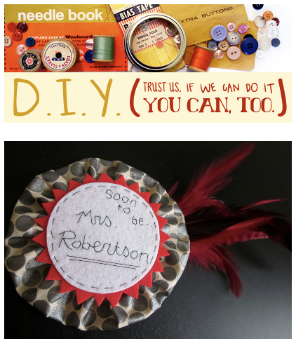 DIY: Sophisticated Bachelorette Brooch