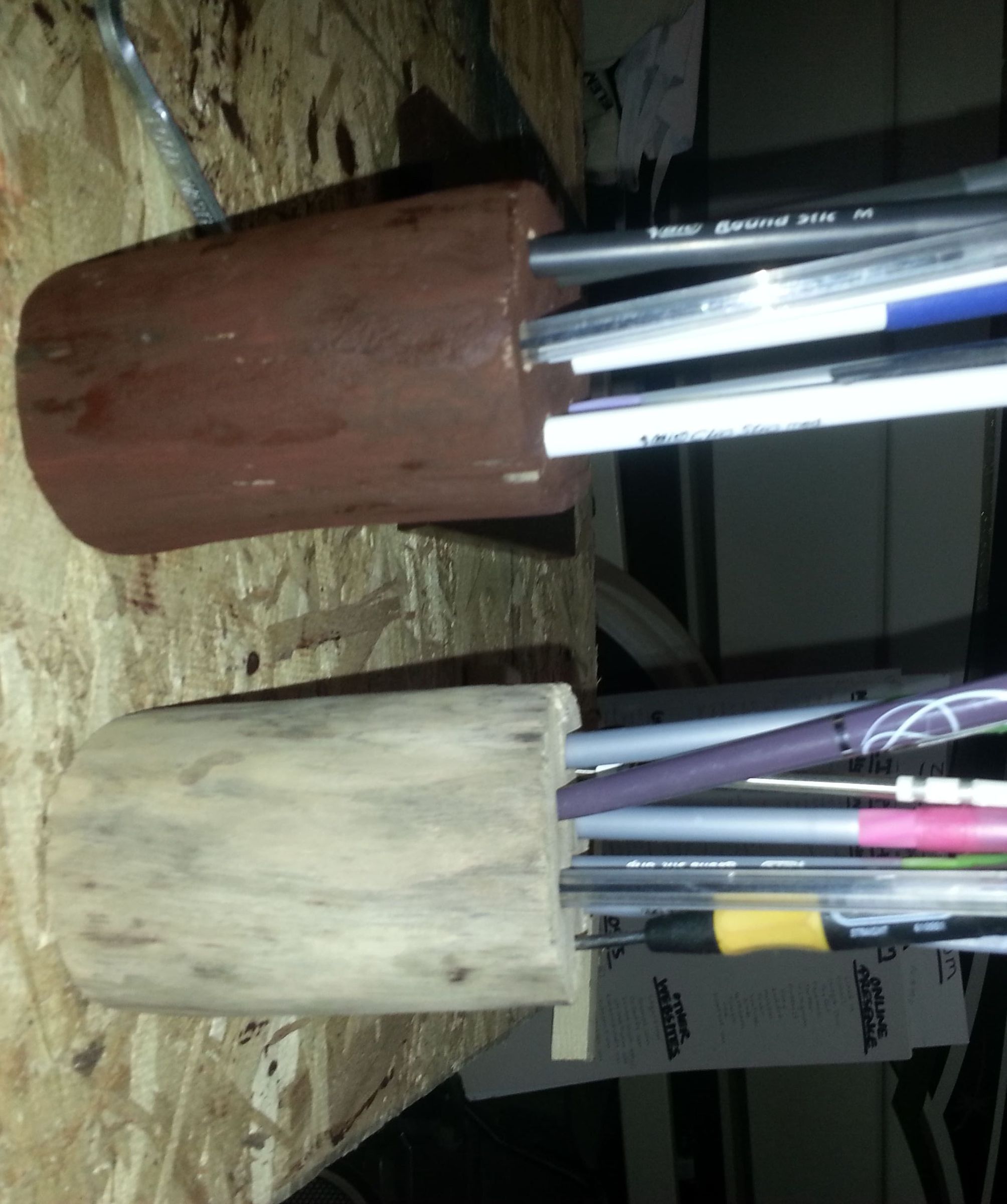 Log Pencil Holder