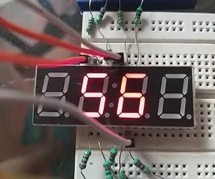 4 Digit 7 Segment Display 14 Pins  Counter With Arduino