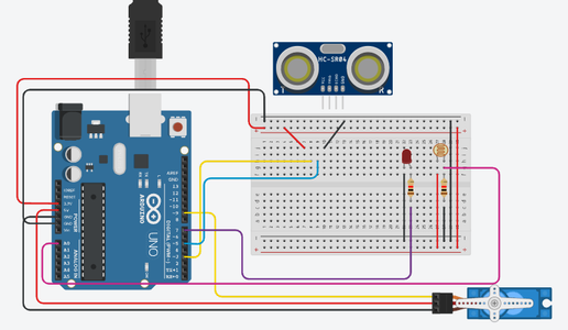 Arduino Tool Gate With Night Light Circuit