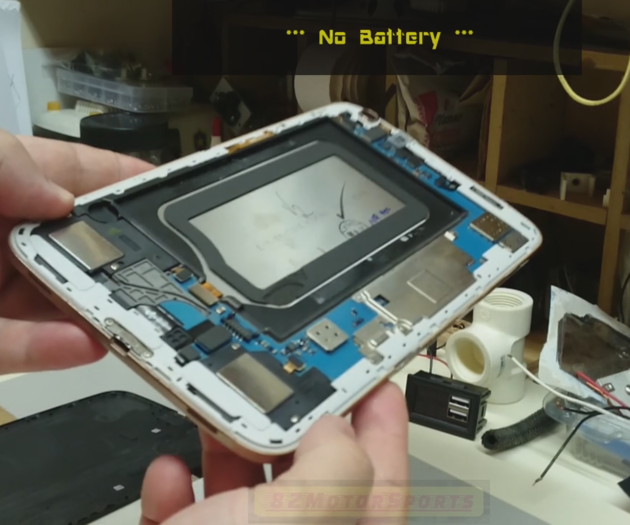 DIY Samsung Tablet No Battery Power Hack