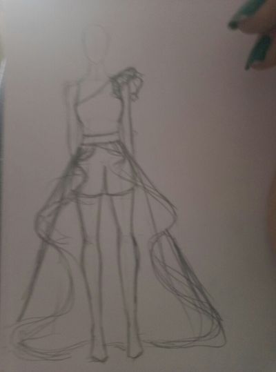 how to draw a prom dress How to Draw a Prom Dress