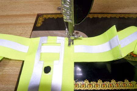 Sewing MP3 Enclosure to Armband