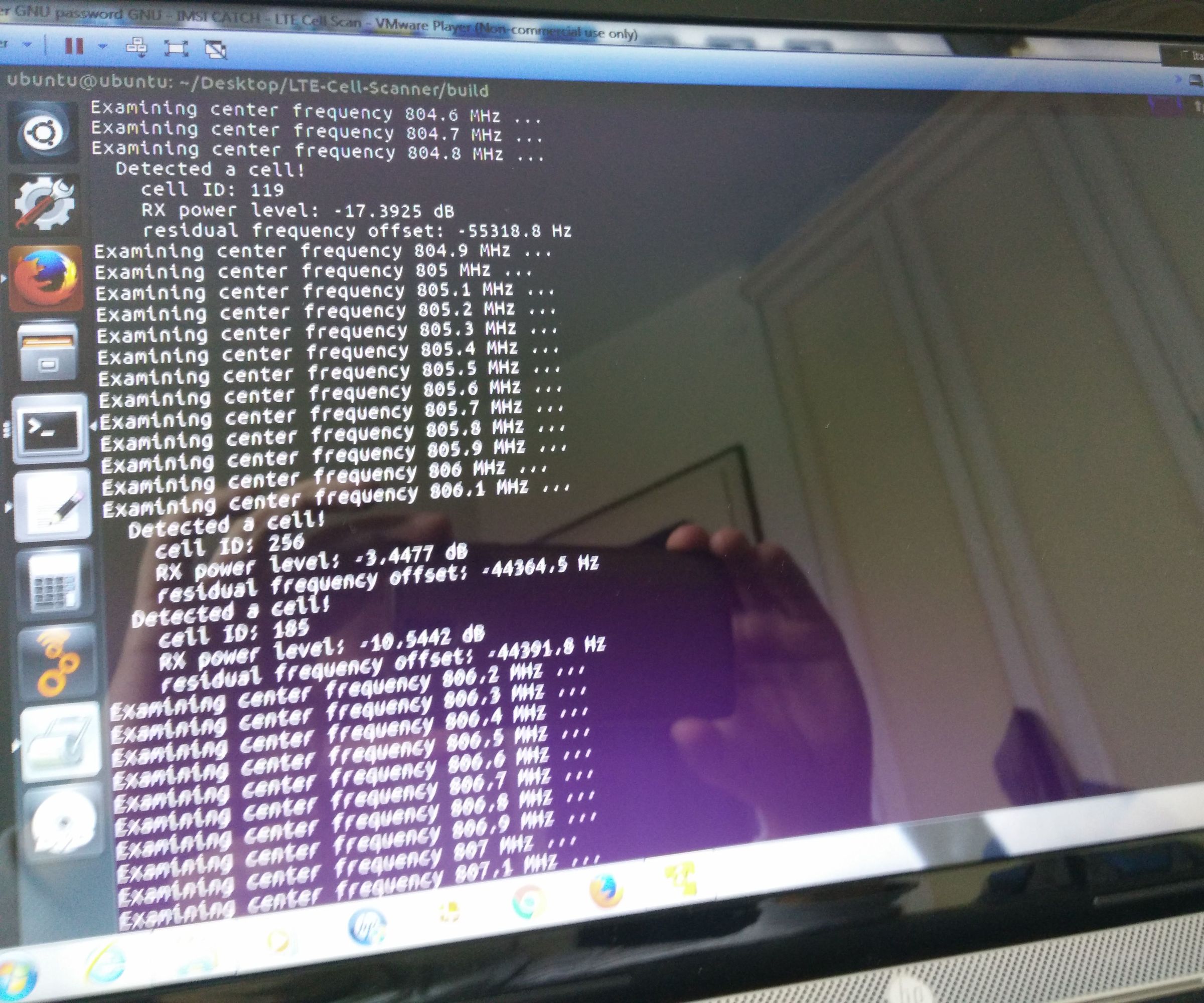 SMART INSTALL LTE-Cell-Scanner  ON WINDOWS WORKSTATION AND VMWARE WITH RTL_SDR