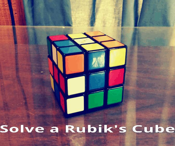 Solving the Rubik's Cube - Gif Challenge