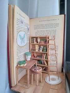 Miniature Library in a Book : 9 Steps (with Pictures) - Instructables