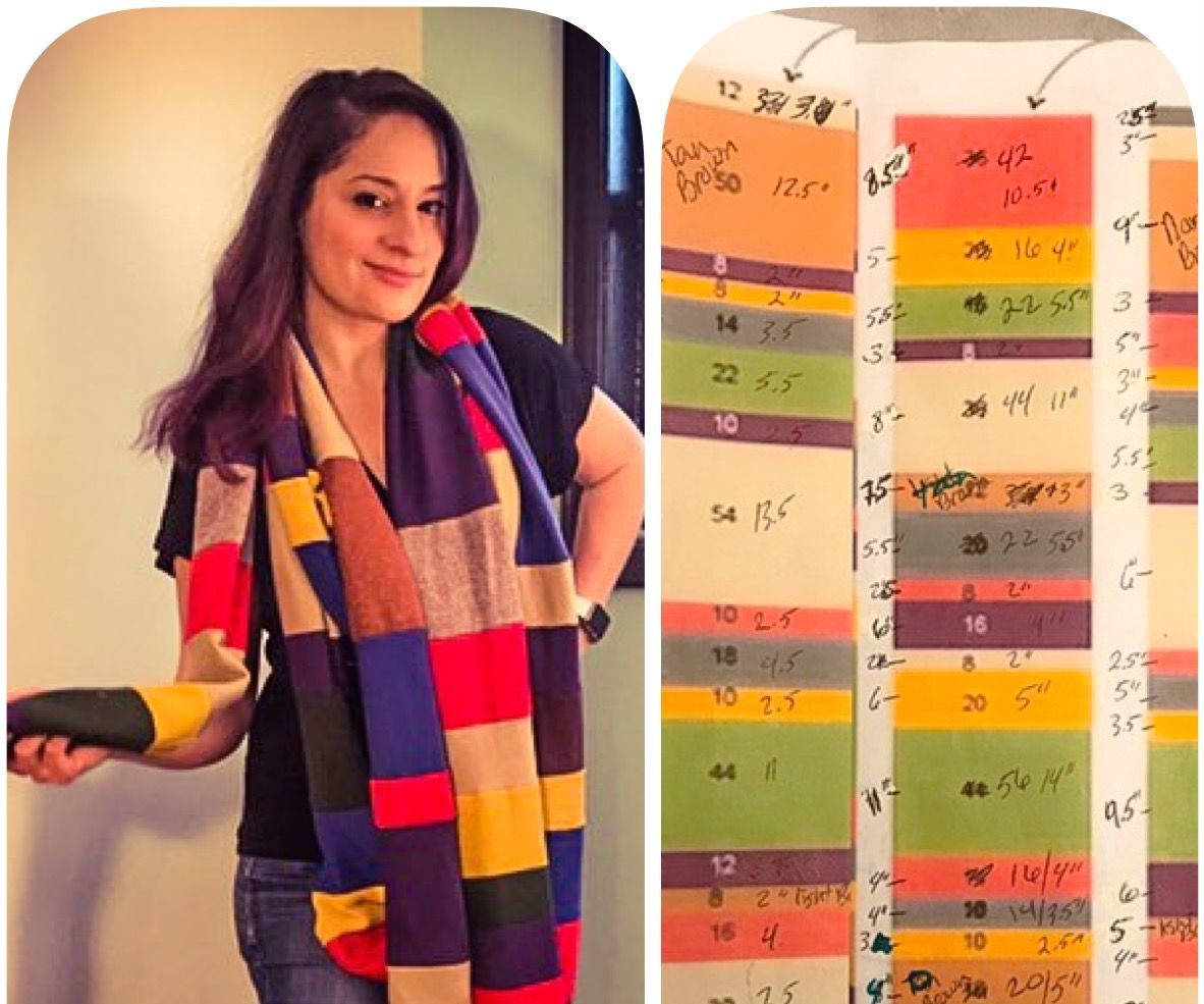 No Knit 4th Doctor Look-alike Scarf