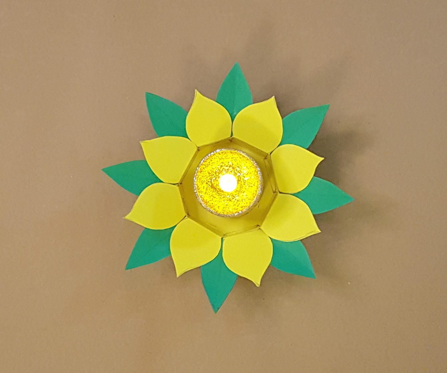 Make Card Candle Holders