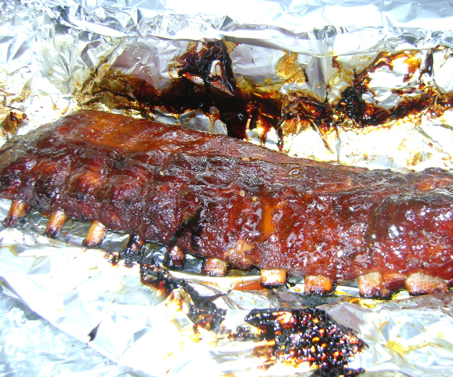 Smoked Ribs in the Smoker