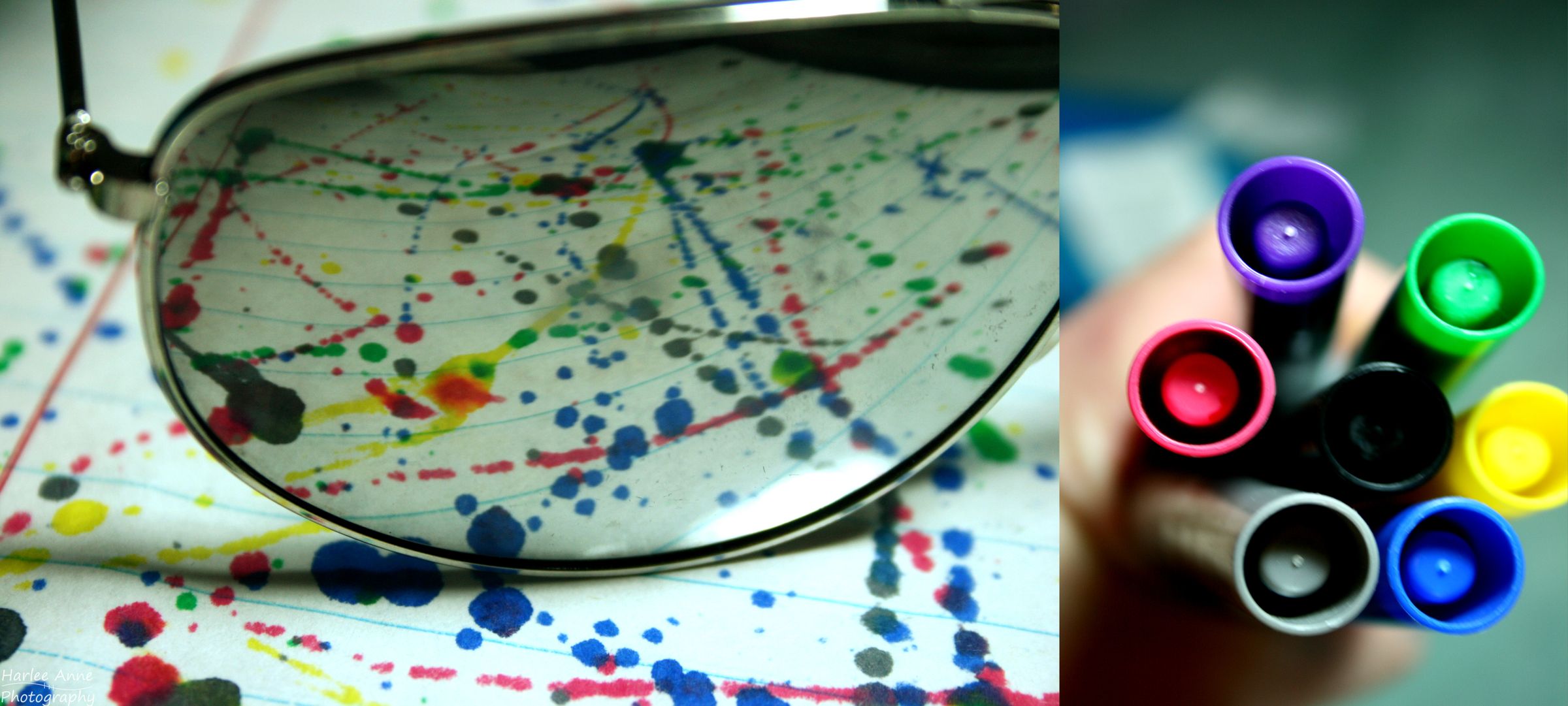 Marker Splatter As Background,or As Surface.