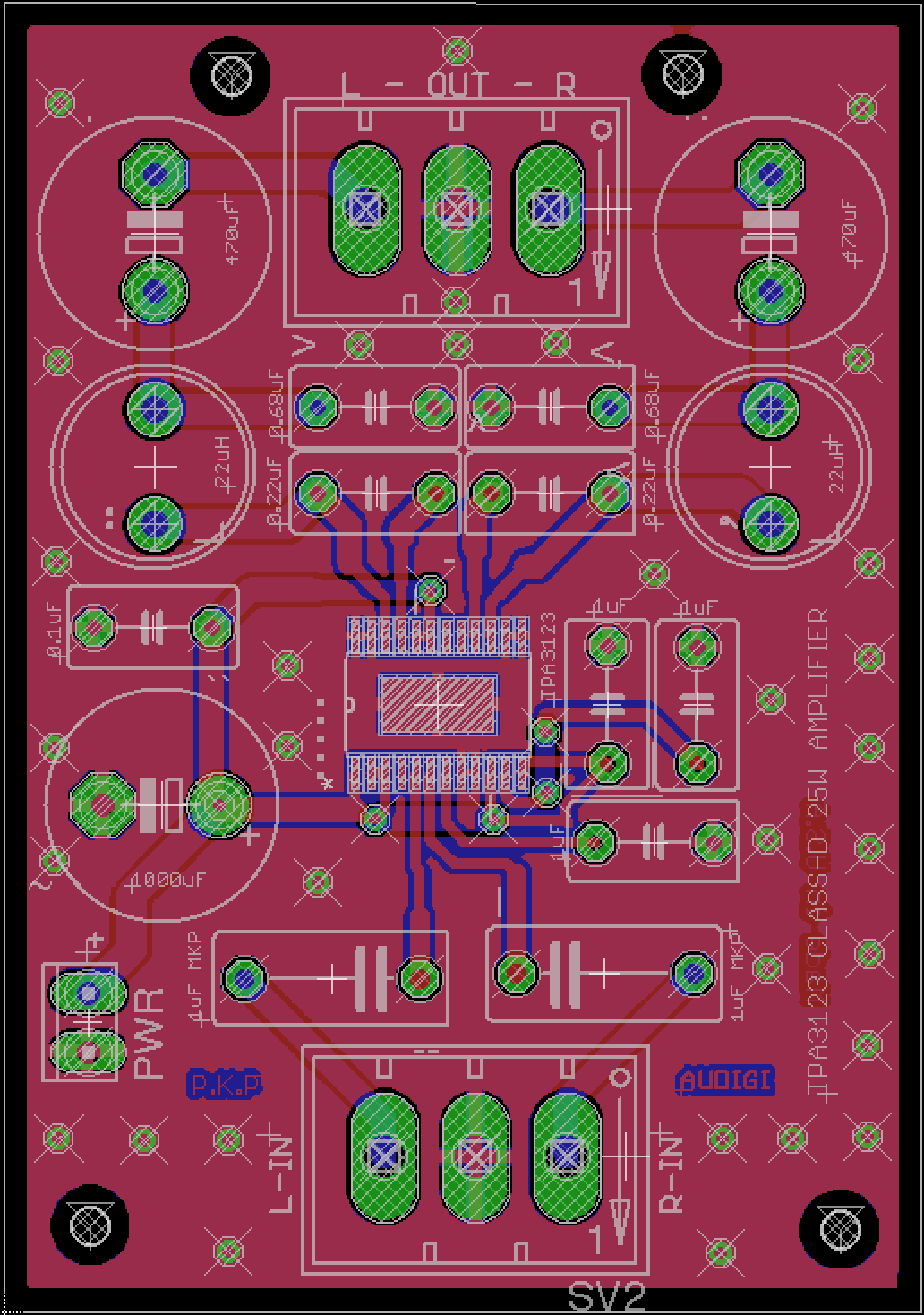 Portable Stereo Class-D Audio Power Amplifier : 7 Steps (with Pictures