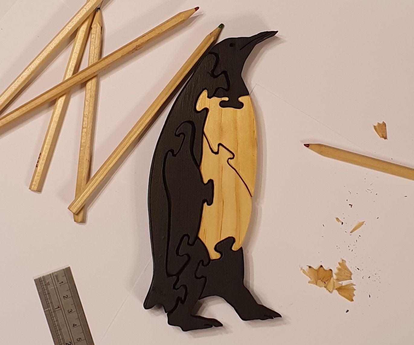 Penguin Scroll Saw Puzzle 
