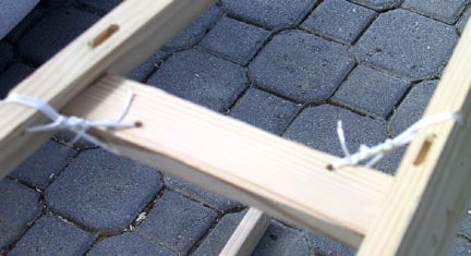 Lash the Deck Beams to the Gunwales