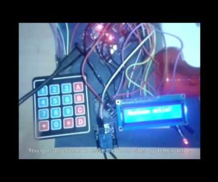 Arduino - PIR MOTION ALARM & Keypad DSN FIR800 RCW 0506 