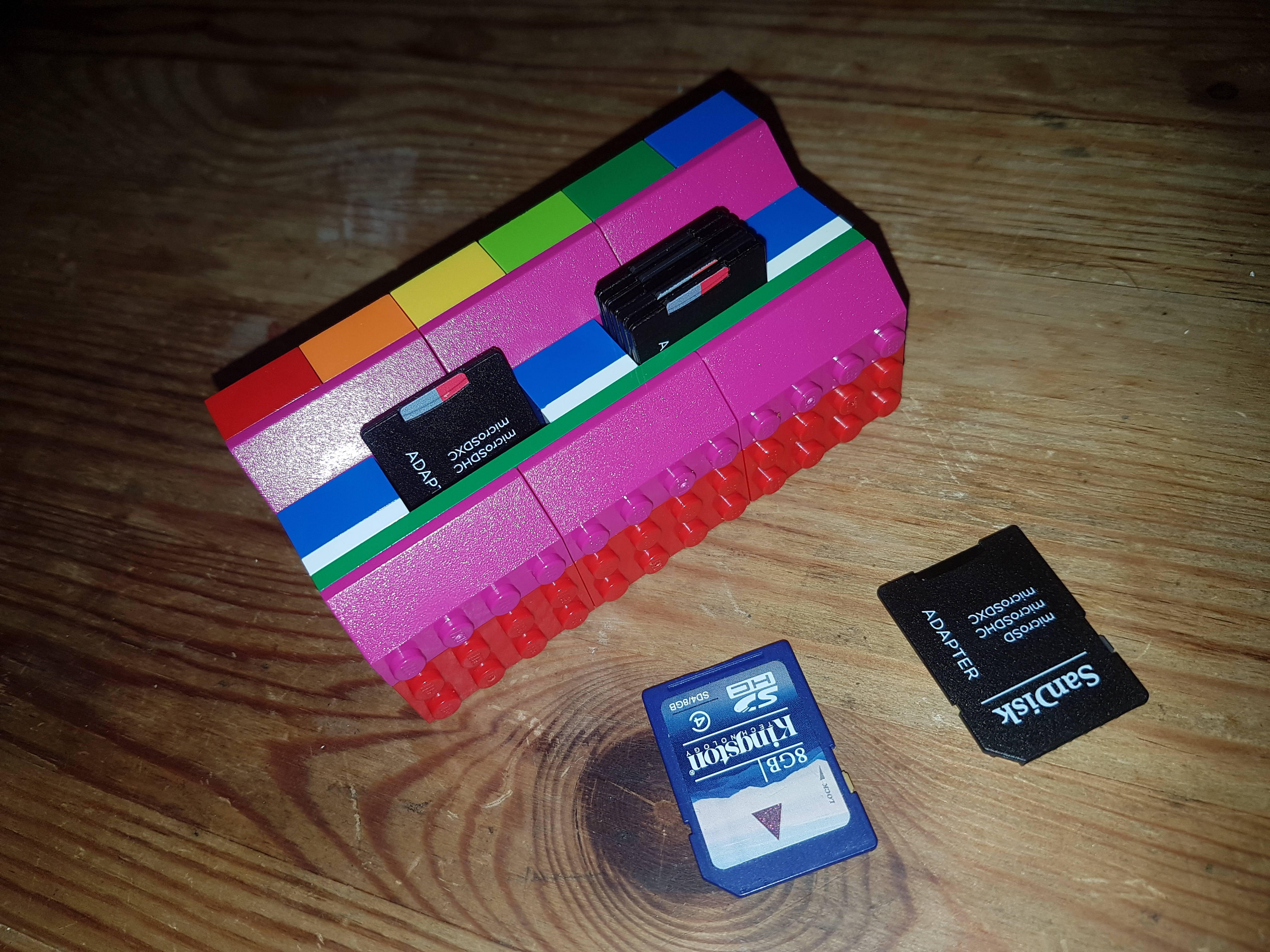 Lego SD Card Storage Rack Ideal Raspberry Pi